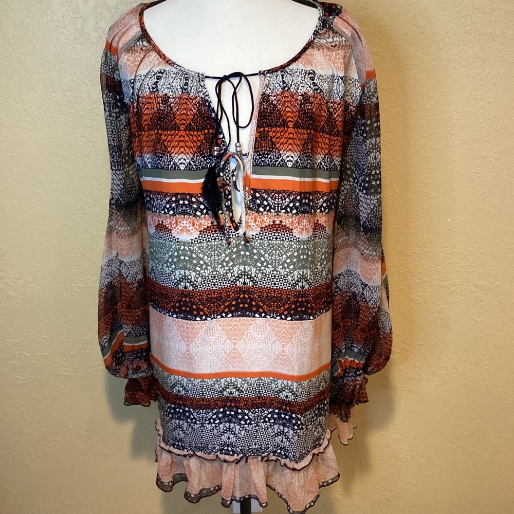 Daughters of the Revolution FP Sheer Minidress Boho sheer minidress, Size‎ Small